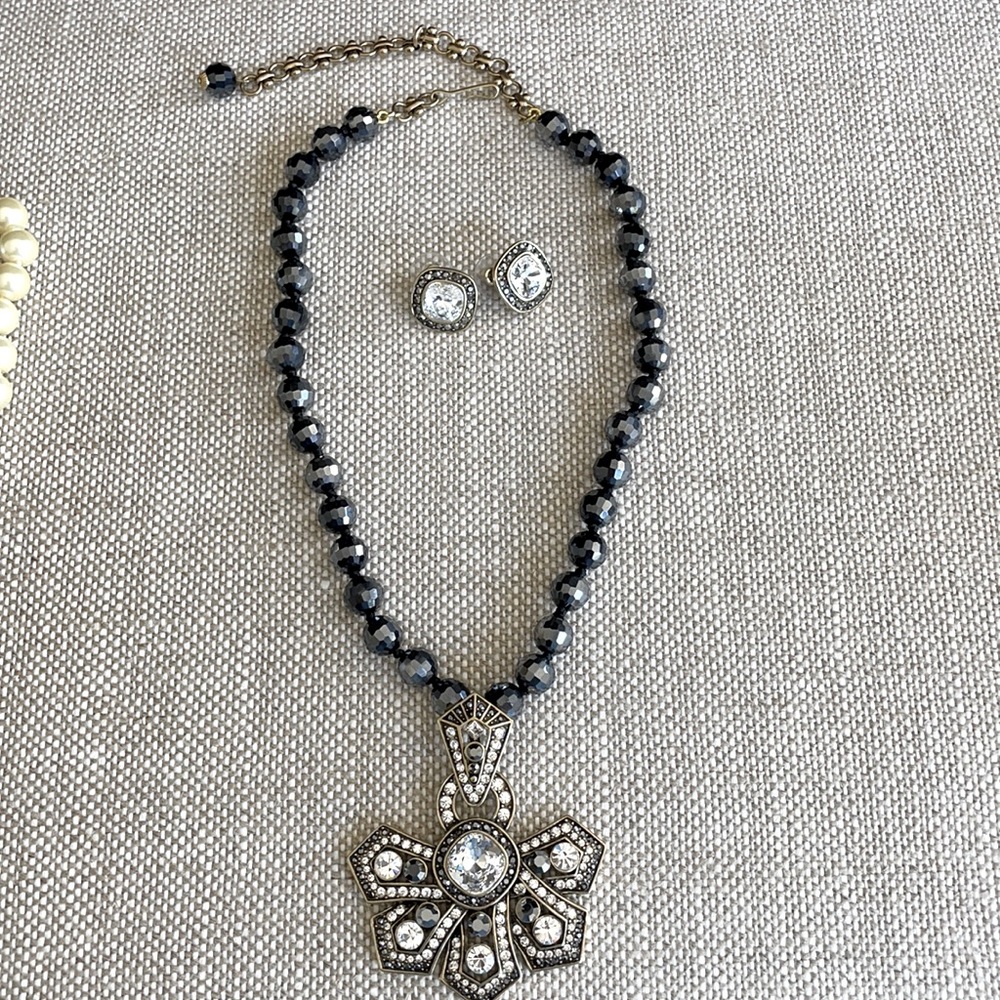 Heidi Daus Necklace and Earrings
